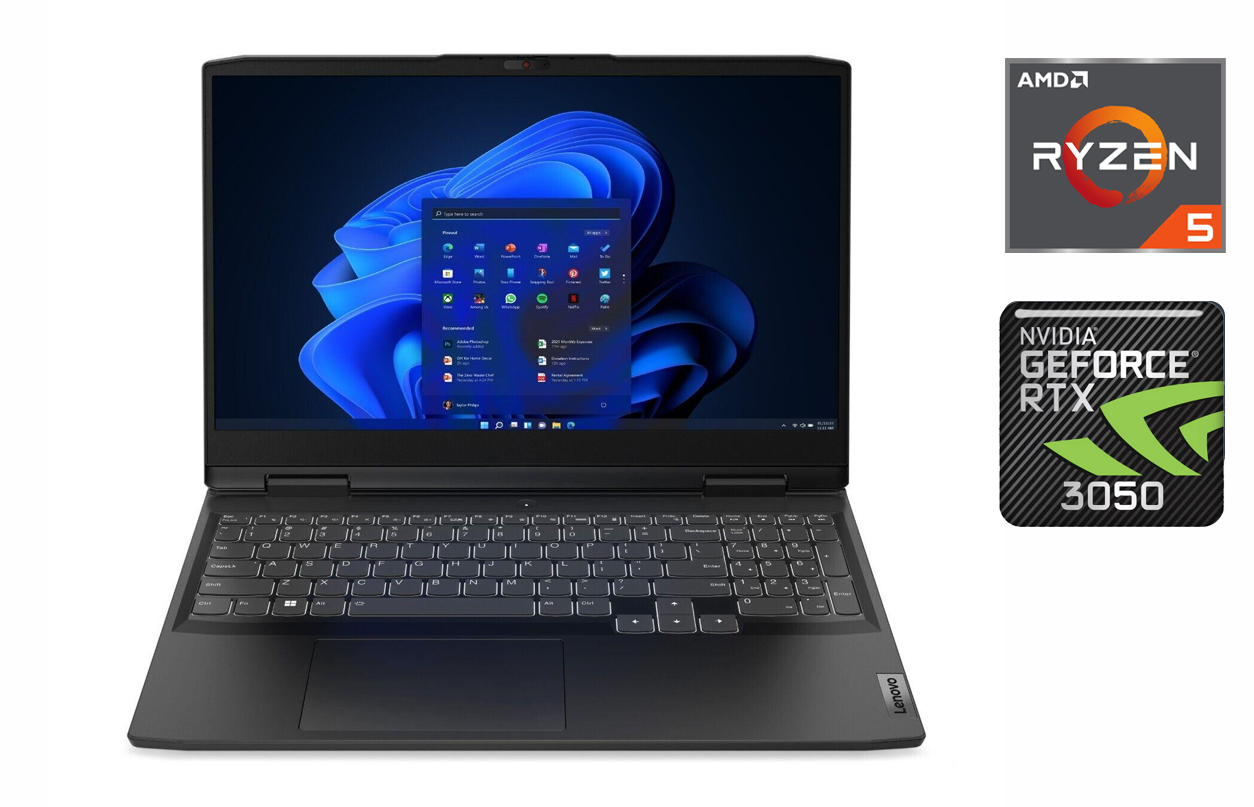 Игровой ноутбук Б-класс Lenovo IdeaPad Gaming 3 15ARH7 / 15.6" (1920x1080) IPS / AMD Ryzen 5 6600H (6 (12) ядер по 3.3 - 4.5 GHz) / 8 GB DDR5 / 256 GB SSD / nVidia GeForce RTX 3050, 4 GB GDDR6, 128-bit / WebCam / Windows 10 Home
Игровой ноутбук Б-класс Lenovo IdeaPad Gaming 3 15ARH7 / 15.6" (1920x1080) IPS / AMD Ryzen 5 6600H (6 (12) ядер по 3.3 - 4.5 GHz) / 8 GB DDR5 / 256 GB SSD / nVidia GeForce RTX 3050, 4 GB GDDR6, 128-bit / WebCam / Windows 10 Home