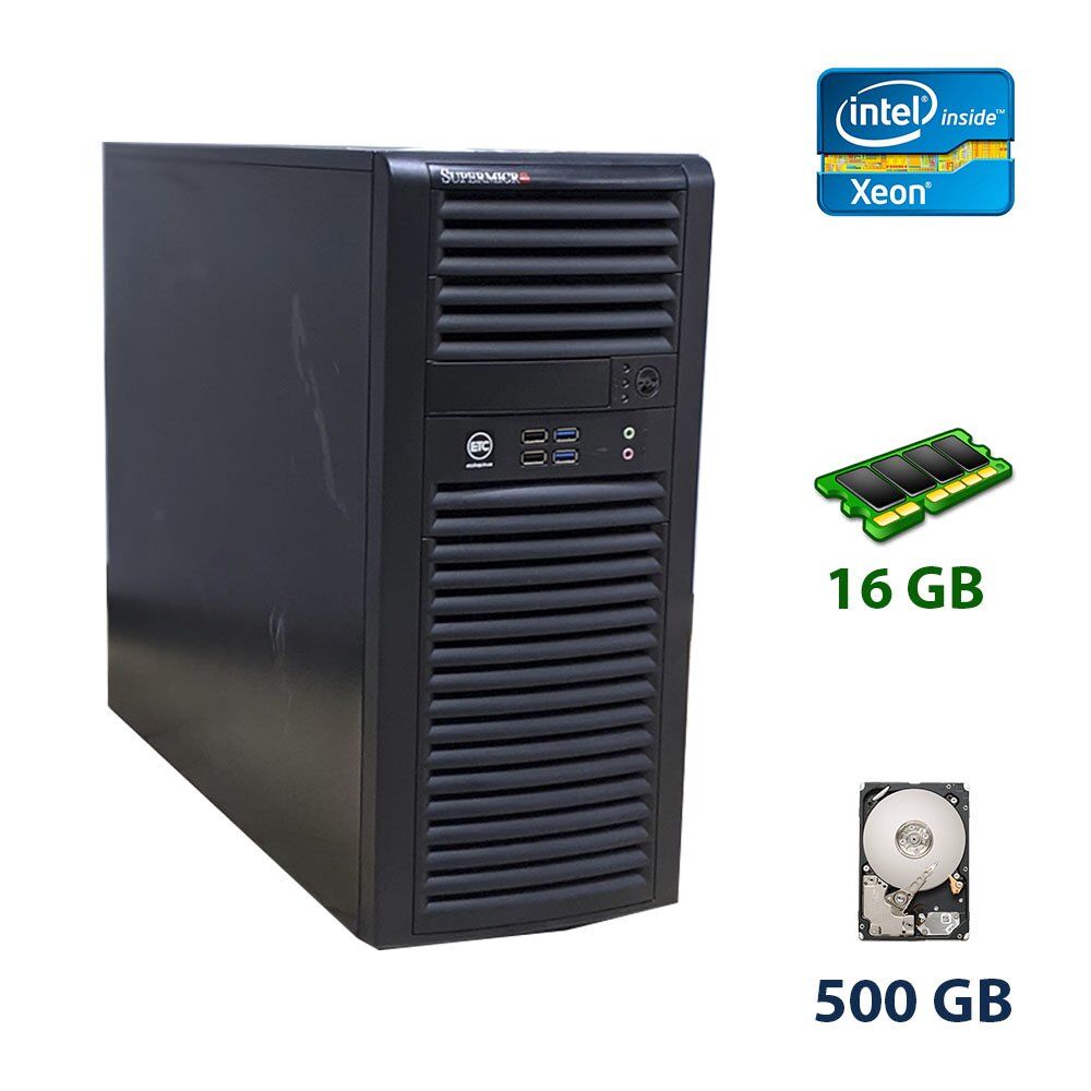 Supermicro Tower / Intel Xeon E5-1650 v2 (6 (12) ядер по 3.5 - 3.9 GHz) / 16 GB DDR3 / 500 GB HDD / FirePro W7000 4 GB, GDDR5, 256-bit
Supermicro Tower / Intel Xeon E5-1650 v2 (6 (12) ядер по 3.5 - 3.9 GHz) / 16 GB DDR3 / 500 GB HDD / FirePro W7000 4 GB, GDDR5, 256-bit