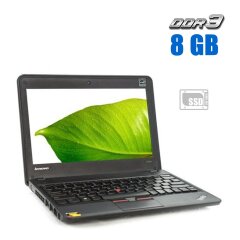 Нетбук Lenovo ThinkPad X131e / 11.6" (1366x768) TN / AMD E1-1200 (2 ядра по 1.4 GHz) / 8 GB DDR3 / 128 GB SSD / AMD Radeon HD 7310 Graphics / WebCam 