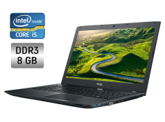 Ноутбук Б-клас Acer Aspire E15 / 15.6" (1920x1080) TN / Intel Core i5-6200U (2 (4) ядра по 2.3 - 2.8 GHz) / 8 GB DDR3 / 128 GB SSD + 1000 GB HDD / Intel HD Graphics 520 / WebCam / HDMI