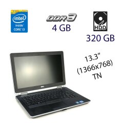 Ноутбук Dell Latitude E6330 / 13.3" (1366x768) TN / Intel Core i3-3120M (2 (4) ядра по 2.5 GHz) / 4 GB DDR3 / 320 GB HDD / DVD-RW