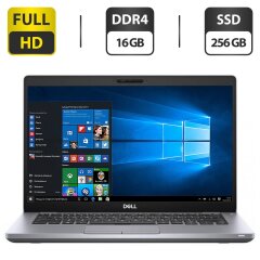 Ультрабук Dell Latitude 5410 / 14" (1920x1080) IPS / Intel Core i5-10210U (4 (8) ядра по 1.6 - 4.2 GHz) / 16 GB DDR4 / 256 GB SSD / Intel UHD Graphics / WebCam + Беспроводная мышка