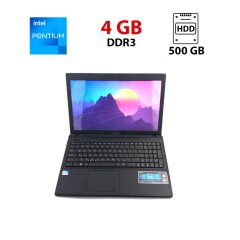 Ноутбук Б-клас Asus X55A / 15.6" (1366x768) TN / Intel Pentium B960 (2 ядра по 2.2 GHz) / 4 GB DDR3 / 500 GB HDD / Intel HD Graphics / WebCam