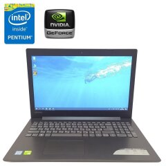 Ноутбук Lenovo IdeaPad 320-15IKB / 15.6" (1920x1080) TN / Intel Pentium Gold 4415U (2 (4) ядра по 2.3 GHz) / 6 GB DDR4 / 1000 GB HDD / nVidia GeForce MX110, 2 GB GDDR5, 64-bit / WebCam