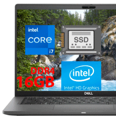 Ультрабук Б-класс Dell Latitude 7410 / 14" (1920x1080) IPS Touch / Intel Core i7-10610U (4 (8) ядра по 1.8 - 4.9 GHz) / 16 GB DDR4 / 512 GB SSD / Intel UHD Graphics / WebCam / HDMI