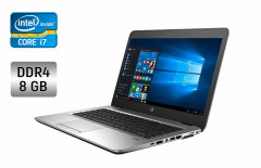 Ультрабук HP EliteBook 840 G4 / 14" (1920x1080) IPS Touch / Intel Core i7-7500U (2 (4) ядра по 2.7 - 3.5 GHz) / 8 GB DDR4 / 256 GB SSD / Intel HD Graphics 620 / WebCam / Fingerprint / Windows 10