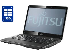 Ноутбук A-клас Fujitsu LifeBook LH532 / 14" (1366x768) TN / Intel Core i3-2370M (2 (4) ядра по 2.4 GHz) / 4 GB DDR3 / 120 GB SSD / nVidia GeForce GT 620M, 2 GB GDDR3, 128-bit / WebCam / DVD-ROM / Win 10 Pro