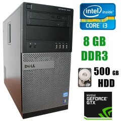 Dell OptiPlex 7010 / Intel Core i3-3220 (2(4)ядра по 3.30GHz) / 8GB DDR3 / 500GB HDD / GeForce GTX 750 2GB GDDR5 / DVD-RW