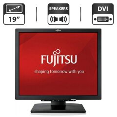 Монитор Fujitsu E19-7 / 19" (1280x1024) TN / DVI-D, D-SUB / Встроенные колонки 2x 1.5W