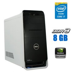 Комп'ютер Dell Studio XPS 8100 Tower / Intel Core i7-870 (4 (8) ядра по 2.93 - 3.6 GHz) / 8 GB DDR3 / 250 GB HDD / nVidia GeForce GT 430, 1 GB GDDR3, 128-bit / DVD-ROM 