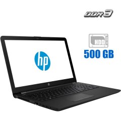 Ноутбук HP 15-ra048ur / 15.6" (1366x768) TN / Intel Celeron N3060 (2 ядра по 1.6 - 2.48 GHz) / 4 GB DDR3 / 500 GB HDD / Intel HD Graphics 400 / WebCam