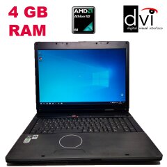 Ноутбук Packard Bell SJ51 / 17' (1440x900) TN / AMD Athlon TK-57 (2 ядра по 1.9GHz) / 4GB DDR2 / 120GB HDD / GeForce 7000M / DVD-RW
