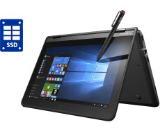 Нетбук-трансформер Lenovo ThinkPad Yoga 11e (3d Gen) / 11.6" (1366x768) IPS Touch / Intel Celeron N3160 (4 ядра по 1.6 - 2.3 GHz) / 8 GB DDR3 / 120 GB SSD / Intel HD Graphics 1000 / WebCam / Win 10 Pro