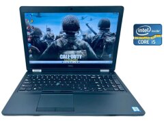 Ноутбук Dell Latitude E5570 / 15.6" (1920x1080) IPS / Intel Core i5-6200U (2 (4) ядра по 2.3 - 2.8 GHz) / 8 GB DDR4 / 120 GB SSD / Intel HD Graphics 520 / WebCam / Win 10 Pro