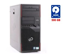 ПК Fujitsu Esprimo P556 Tower / Intel Pentium G4400T (2 ядра по 2.9 GHz) / 8 GB DDR4 / 500 GB HDD / Intel HD Graphics 510 / DVD-ROM / Win 10