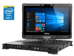 Защищенный ноутбук-трансформер Getac V110 / 12" (1366x768) IPS / Intel Core i7-6600U (2 (4) ядра по 2.6 - 3.4 GHz) / 16 GB DDR4 / 480 GB SSD / Intel HD Graphics 520 / WebCam / Win 10 Pro