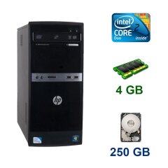HP 500B Tower / Intel Core 2 Duo E8400 (2 ядра по 3.0 GHz) / 4 GB RAM / 250 GB HDD