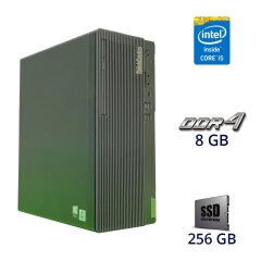 Новый компьютер Lenovo ThinkCentre M720T / Intel Core i5-10400 (6 (12) ядра по 2.9 - 4.3 GHz) / 8 GB DDR4 / 256 GB SSD / DVD-RW / USB 3.0