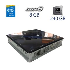 Комп'ютер Zotac ZBOX-ID88 Mini PC / Intel Core i3-3220T (2 (4) ядра по 2.8 GHz) / 8 GB DDR3 / 240 GB SSD / USB 3.0 / HDMI / Wi-Fi
