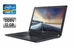 Ноутбук Acer Travelmate P658-M / 15.6" (1366x768) TN / Intel Core i5-6200U (2 (4) ядра по 2.3 - 2.8 GHz) / 12 GB DDR4 / 256 GB SSD / Intel HD Graphics 520 / WebCam / Fingerprint + Беспроводная мышка
