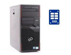 ПК Fujitsu Esprimo P556 Tower / Intel Pentium G4400T (2 ядра по 2.9 GHz) / 8 GB DDR4 / 120 GB SSD / Intel HD Graphics 510 / DVD-ROM / Win 10