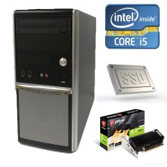 EuroCom Tower / Intel Core i5-660 (2(4) ядра по 3.33-3.6GHz) / 8GB DDR3 / 240GB SSD new /  new! nVidia GeForce GT 1030 2GB GDDR5 