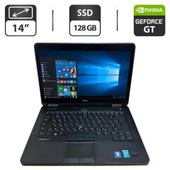 Ноутбук Dell Latitude E5440 / 14" (1600x900) TN / Intel Core i5-4300U (2 (4) ядра по 1.9 - 2.9 GHz) / 16 GB DDR3 / 128 GB SSD / nVidia GeForce GT 720M, 2 GB GDDR3, 64-bit / WebCam / VGA