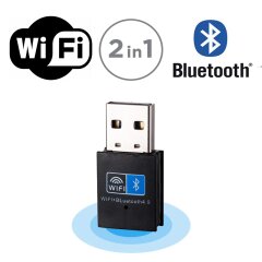 Адаптер-USB 2-в-1: WiFi (2.4G)+Bluetooth 4.0