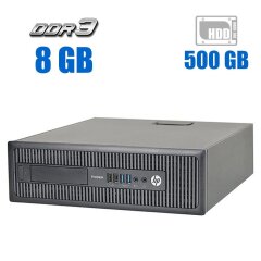 Комп'ютер HP ProDesk 600 G1 SFF / Intel Pentium G3220 (2 ядра по 3.0 GHz) / 8 GB DDR3 / 500 GB HDD / Intel HD Graphics 4400