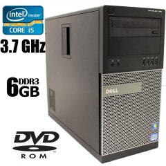  Dell 790 Tower / Intel i5-2500 (4 ядра по 3.3ГГц) / 6GB DDR3 / 250GB HDD 