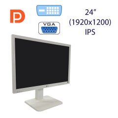 Монитор Б класс LG Flatron 24EB23PY / 24" (1920x1200) IPS / 1x DP, 1x DVI, 1x VGA, 2x Audio Ports, 1x USB Hub