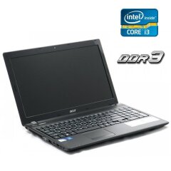 Ноутбук Б-клас Acer TravelMate 5742 / 15.6" (1366x768) TN / Intel Core i3-380M (2 (4) ядра по 2.53 GHz) / 4 GB DDR3 / 250 GB HDD / Intel HD Graphics / WebCam