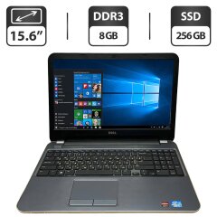 Ноутбук Б-класс Dell Inspirion 15R-5521 / 15.6" (1366x768) TN / Intel Core i5-3337U (2 (4) ядра по 1.8 - 2.7 GHz) / 8 GB DDR3 / 256 GB SSD / Intel HD Graphics 4000 / WebCam / HDMI