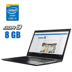 Ноутбук-трансформер Б-клас Lenovo ThinkPad Yoga X1 / 14" (2560x1440) IPS Touch / Intel Core i5-7300U (2 (4) ядра по 2.6 - 3.5 GHz) / 8 GB DDR3 / 240 GB SSD / Intel HD Graphics 620 / WebCam