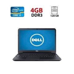 Ноутбук Dell Inspiron 3521 / 15.6" (1366x768) TN / Intel Core i3-3217U (2 (4) ядра по 1.8 GHz) / 4 GB DDR3 / 128 GB SSD / Intel HD Graphics 4000 / WebCam