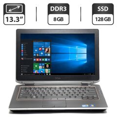Ноутбук Dell Latitude E6320 / 13.3" (1366x768) TN / Intel Core i5-2540M (2 (4) ядра по 2.6 - 3.3 GHz) / 8 GB DDR3 / 128 GB SSD / Intel HD Graphics 3000 / VGA