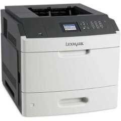 Принтер Lexmark MS811dn / Лазерний монохромний друк / 1200x1200 dpi / A4 / 60 стор/хв / USB 2.0, Ethernet + Кабелі підключення