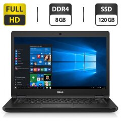 Ультрабук Dell Latitude 7390 / 13.3" (1920x1080) IPS / Intel Core i3-7130U (2 (4) ядра по 2.7 GHz) / 8 GB DDR4 / 120 GB SSD / Intel UHD Graphics 620 / WebCam / HDMI