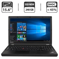 Ноутбук Dell Latitude E6540 / 15.6" (1366x768) TN / Intel Core i5-4310M (2 (4) ядра по 2.7 - 3.4 GHz) / 8 GB DDR3 / 240 GB SSD NEW / Intel HD Graphics 4600 / DVD-ROM / HDMI
