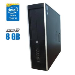 Комп'ютер HP Compaq 6200 Pro SFF / Intel Core i5-2400S (4 ядра по 2.5 - 3.3 GHz) / 8 GB DDR3 / 320 GB HDD / Intel HD Graphics 2000 / Без DVD