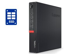 Неттоп Lenovo ThinkCentre M710q Tiny USFF / Intel Pentium G4400T (2 ядра по 2.9 GHz) / 4 GB DDR4 / 256 GB SSD / Intel HD Graphics 510 / Win 10