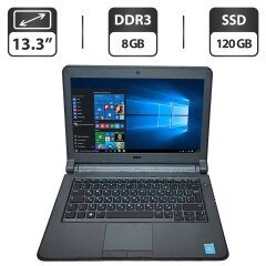 Ноутбук Dell Latitude 3340 / 13.3" (1366x768) TN / Intel Celeron 2957U (2 ядра по 1.4 GHz) / 8 GB DDR3 / 120 GB SSD / Intel HD Graphics / WebCam / HDMI