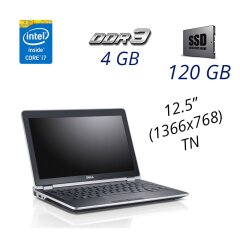 Ноутбук Dell Latitude E6230 / 12.5" (1366x768) TN / Intel Core i7-3520M (2 (4) ядра по 2.9 - 3.6 GHz) / 4 GB DDR3 / 120 GB SSD / WebCam / Fingerprint