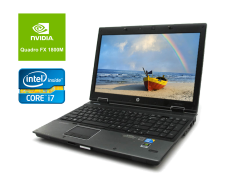 Ноутбук HP EliteBook 8540w / 15.6" (1920x1080) IPS / Intel Core i7-740QM (4 (8) ядра по 1.73 - 2.93 GHz) / 8 GB DDR3 / 128 GB SSD / nVidia Quadro FX 1800M, 1 GB DDR3, 128-bit / WebCam / Fingerprint