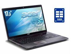 Ноутбук Acer Aspire 7750 / 17.3" (1600x900) TN / Intel Core i3-2330M (2 (4) ядра по 2.2 GHz) / 8 GB DDR3 / 240 GB SSD / Intel HD Graphics 3000 / WebCam / DVD-RW / Win 10 Pro
