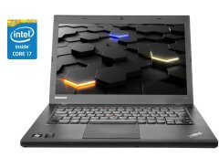 Ноутбук Lenovo ThinkPad T440 / 14" (1600x900) TN / Intel Core i7-4600U (2 (4) ядра по 2.1 - 3.3 GHz) / 8 GB DDR3 / 240 GB SSD / Intel HD Graphics 4400 / WebCam / Win 10 Pro
