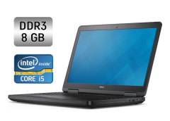 Ноутбук Б-клас Dell Latitude E5540 / 15.6" (1366x768) TN / Intel Core i5-4300U (2 (4) ядра по 1.9 - 2.9 GHz) / 8 GB DDR3 / 256 GB SSD / Intel HD Graphics 4400 / WebCam / Windows 10