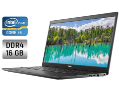 Ноутбук Б-класс Dell Latitude 3510 / 15.6" (1366x768) TN / Intel Core i5-10210U (4 (8) ядра по 1.6 - 4.2 GHz) / 16 GB DDR4 / 512 GB SSD / Intel UHD Graphics / WebCam / Windows 10