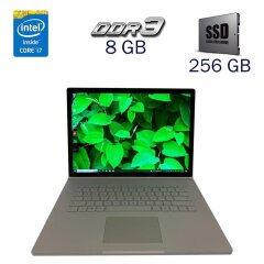 Игровой ноутбук Microsoft Surface Book 2 / 13.5" (3000х2000) IPS Touch / Intel Core i7-8650U (4 (8) ядра по 1.9 - 4.2 GHz) / 8 GB DDR3 / 256 GB SSD / nVidia GeForce GTX 1050, 2 GB GDDR5, 128-bit / WebCam / Два АКБ + Беспроводная мышка