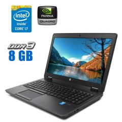 Мобільна робоча станція HP ZBook 15 G2 / 15.6" (1920x1080) TN / Intel Core i7-4710MQ (4 (8) ядра по 2.5 - 3.5 GHz) / 8 GB DDR3 / 120 GB SSD / nVidia Quadro K610M, 1 GB GDDR5, 64-bit / WebCam